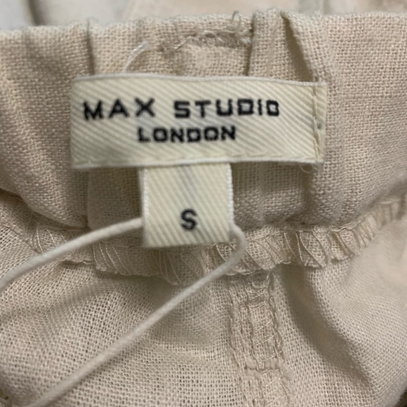 Linen-blend utility skirt - Picture 3 of 5